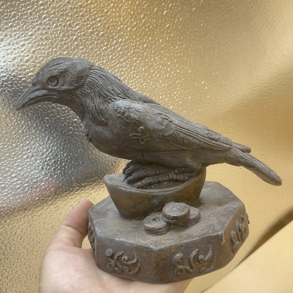 Wonderful Ancient Greek Royal Family Bronze Bird Sculpture