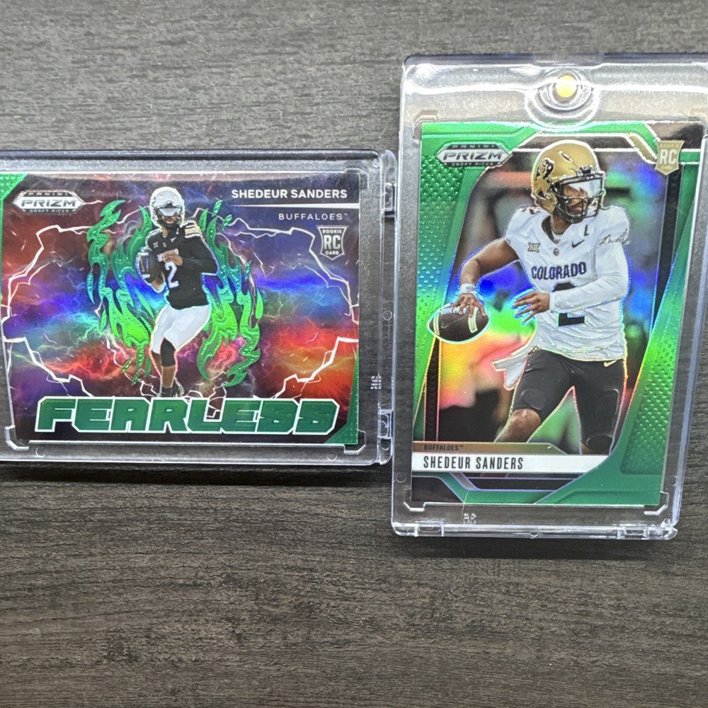 Panini 2025 Prizm Shedeur Sanders Rookie Lot 2 - Fearless & Draft Picks