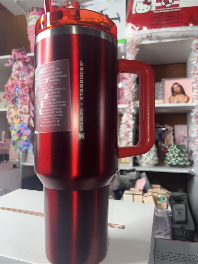 Starbucks X Stanley 2023 Holiday Red 40 oz Tumbler Limited Edition