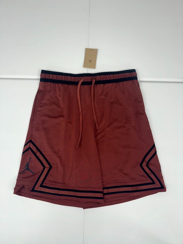 Jordan Sport Dri-Fit Athletic Diamond Shorts Mens Brown Mesh HF9910-231
