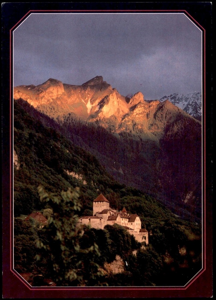 Postcard Principality LIECHTENSTEIN Vaduz Castle HUBERT GASSNER