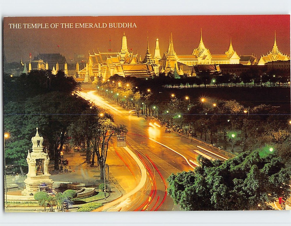 Postcard Temple of the Emerald Buddha Bangkok Thailand