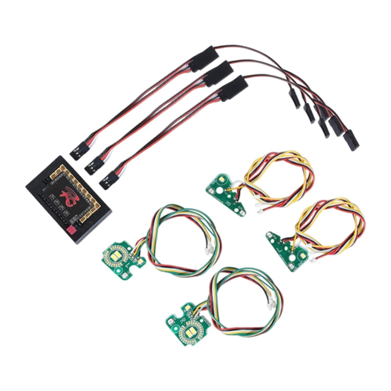 TRX4 Front&Rear LED Lamp Light System Kit for RC 1/10 Traxxas TRX-4 Defender USA