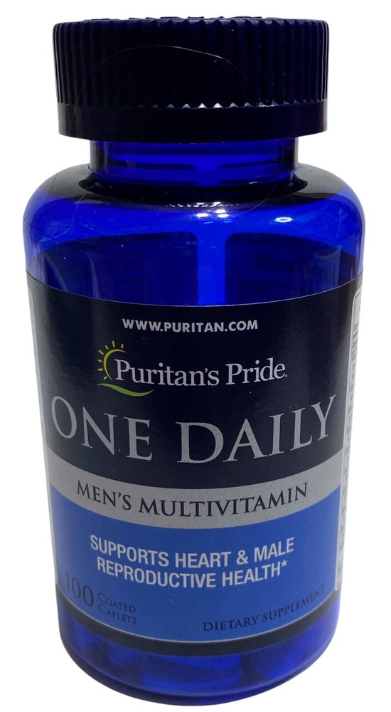 Puritans Pride One Daily Mens Multivitamin, Heart, Reproductive Health 100 10/26