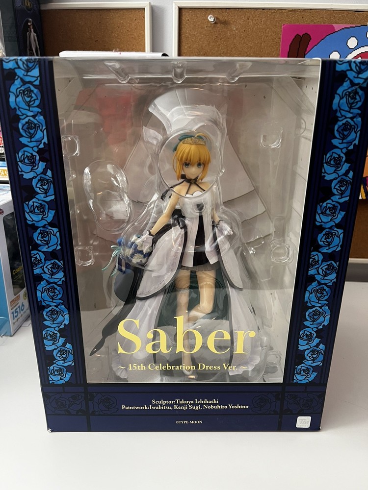 Good Smile Company Saber 15th Celebration Dress Ver.  1/7 Fate Figure (Used)