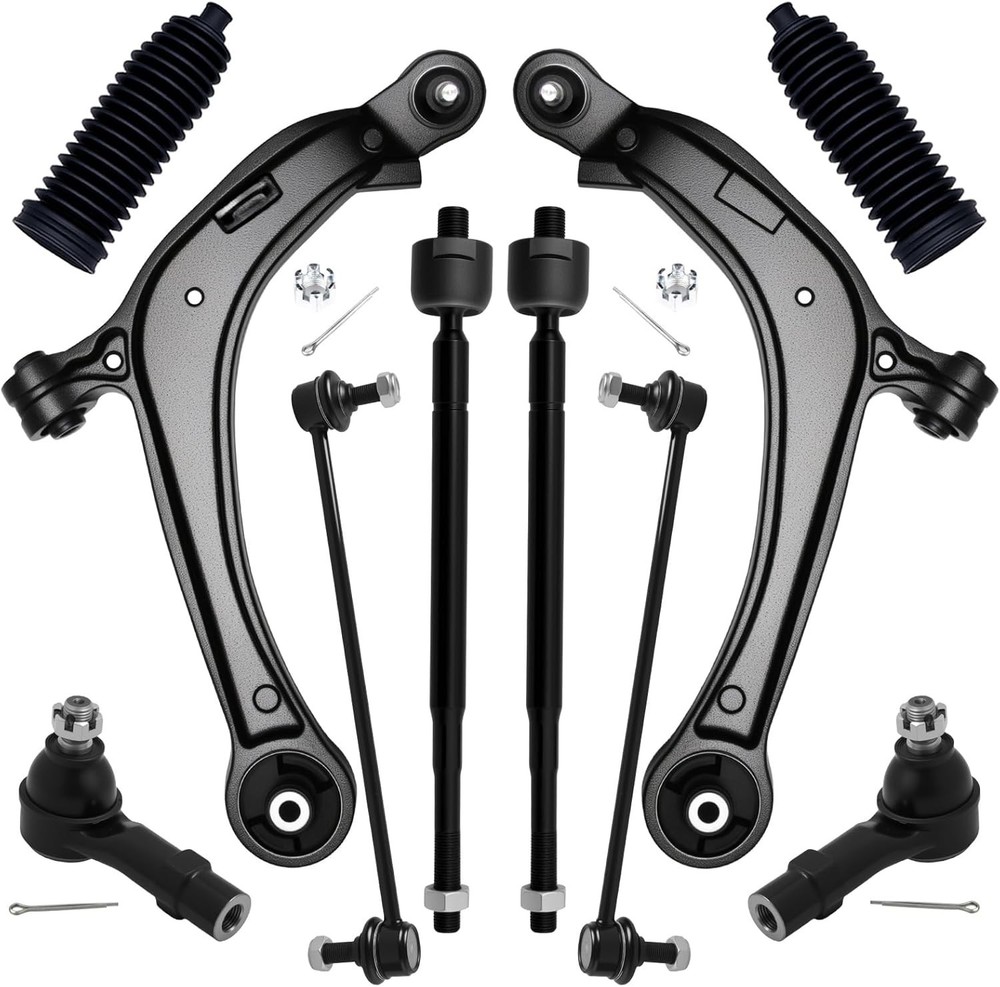 For 2011-2017 Honda Odyssey Front Lower Control Arm Tie Rod End Suspension Kit