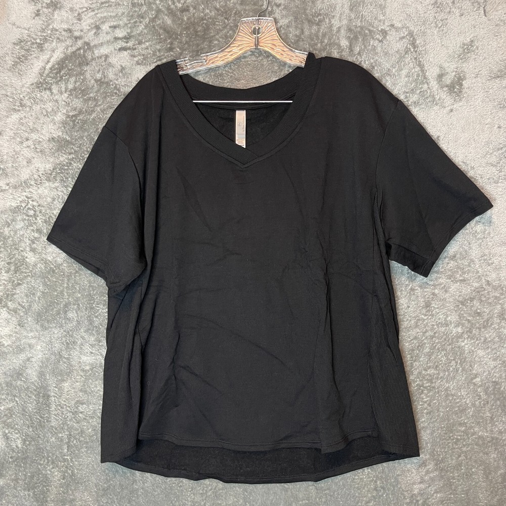 Women Classic Comfy Soft Lightweight Activewear Outdoor Short Sleeve Shirt 2XL