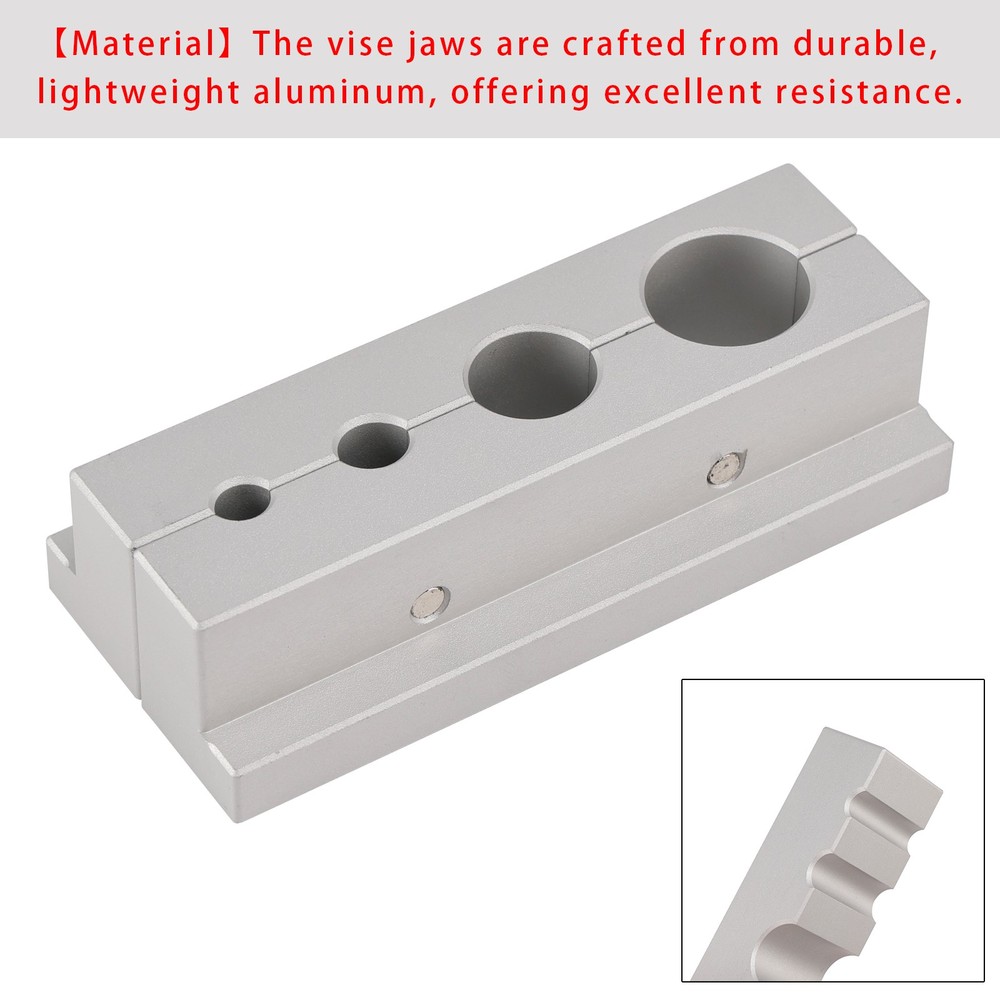 Vise Clamp Block Shaft Clamp for Fox Grip & Grip 2 Damper Rebuild 32 34 36 38 40