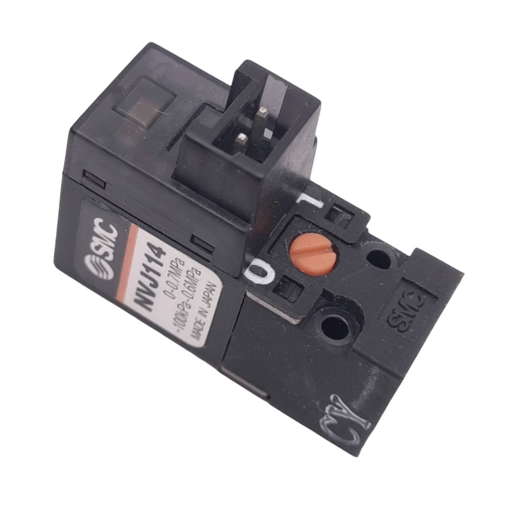 SMC NVJ114 Pneumatic Solenoid Valve, 3-Port, 0-0.7MPa Max, 24VDC Coil