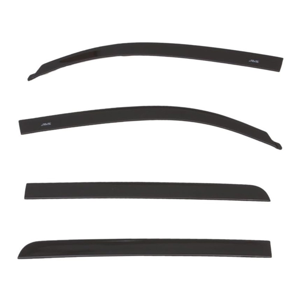 AVS Ventvisor Black Front & Rear Window Deflectors Set for 16-18 Toyota Tundra
