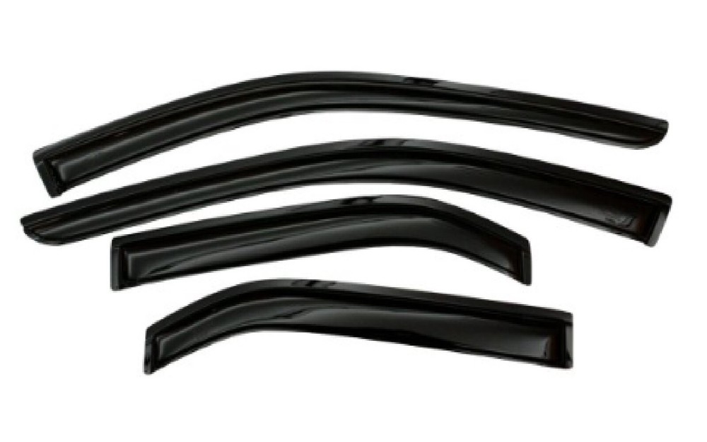 AVS 94655 Set of 4 Dark Smoke Ventvisor Acrylic Window Deflectors for Honda CR-V