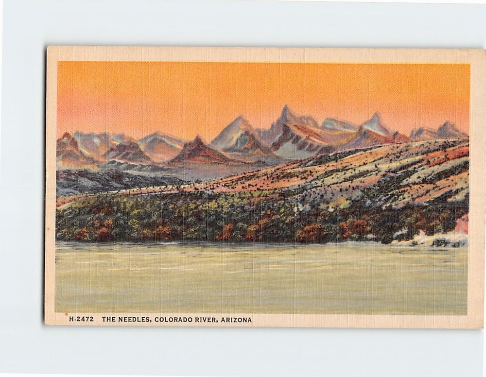Postcard The Needles Colorado River Arizona USA