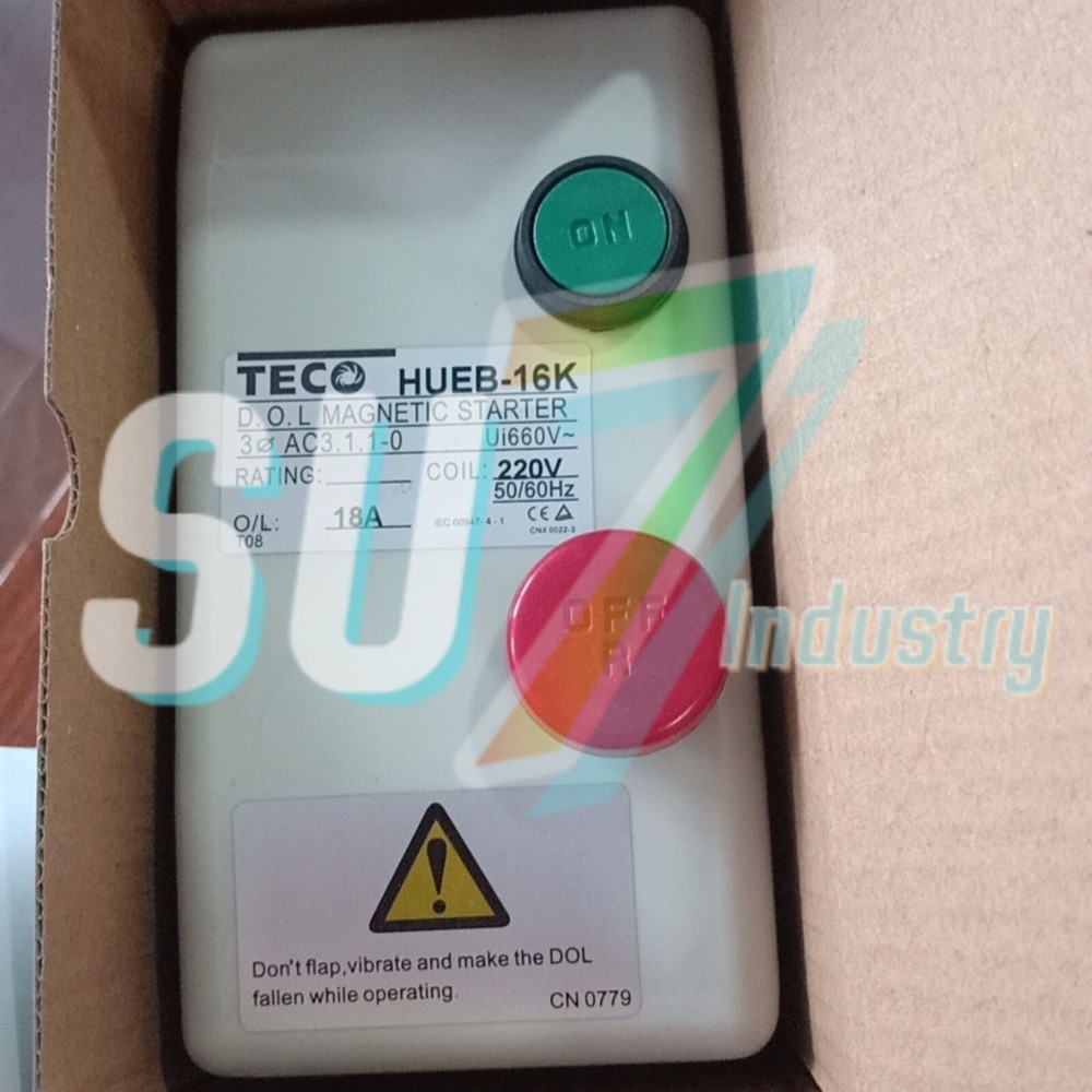 TECO HUEB-16K 12.5-18A 220V Motor Magnetic Starter 1pc New