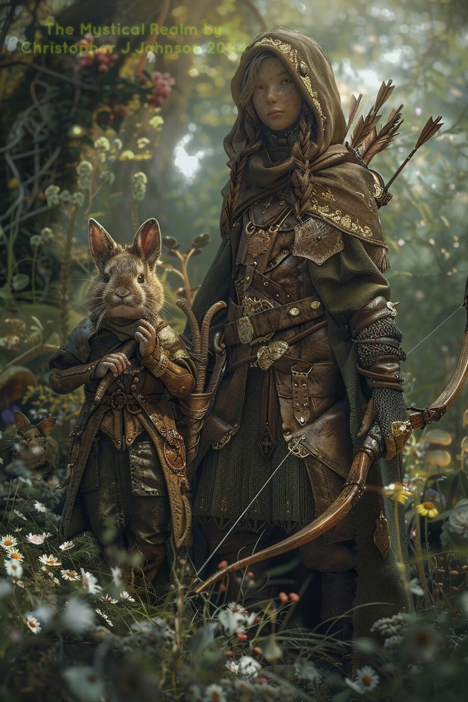 Forest People AI-generated art, modern art gallery, abstract designs-image