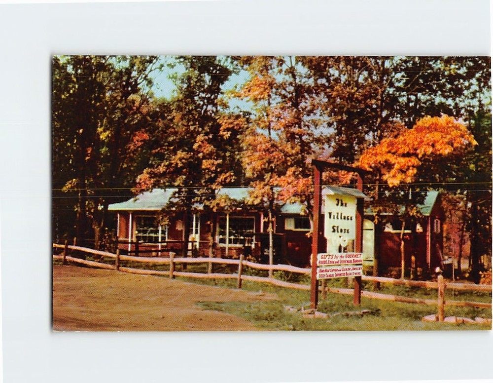 Postcard The Village Store Rancocas Woods New Jersey USA