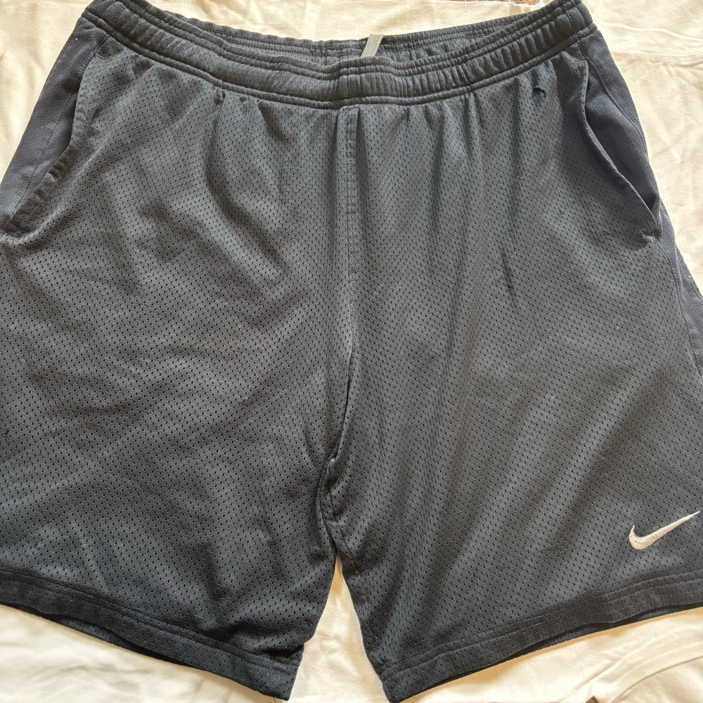 nike dri fit mens shorts medium blue