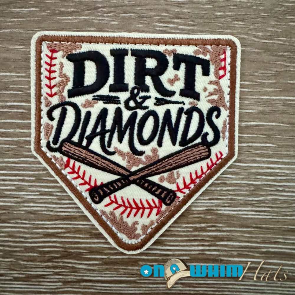 Dirt and Diamonds Iron-On Patch