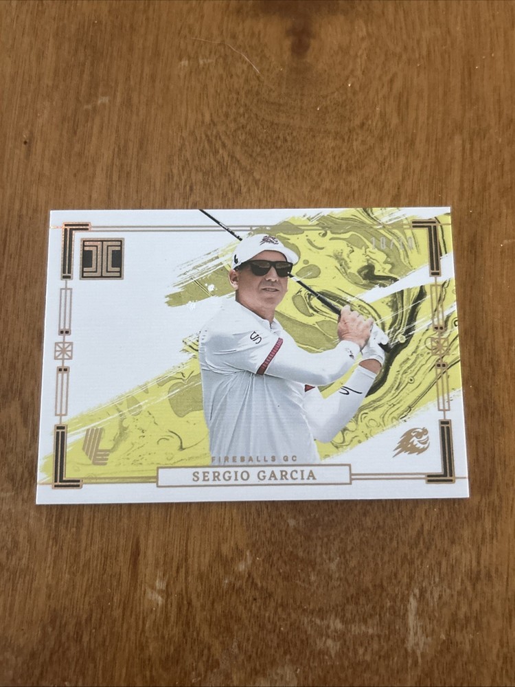 2024 Panini Impeccable Liv Golf Sergio Garcia Gold 10/10 Variation