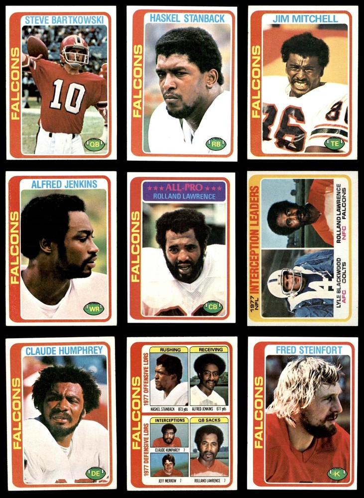 1978 Topps Atlanta Falcons Team Set 4.5 - VG/EX+ 4199836