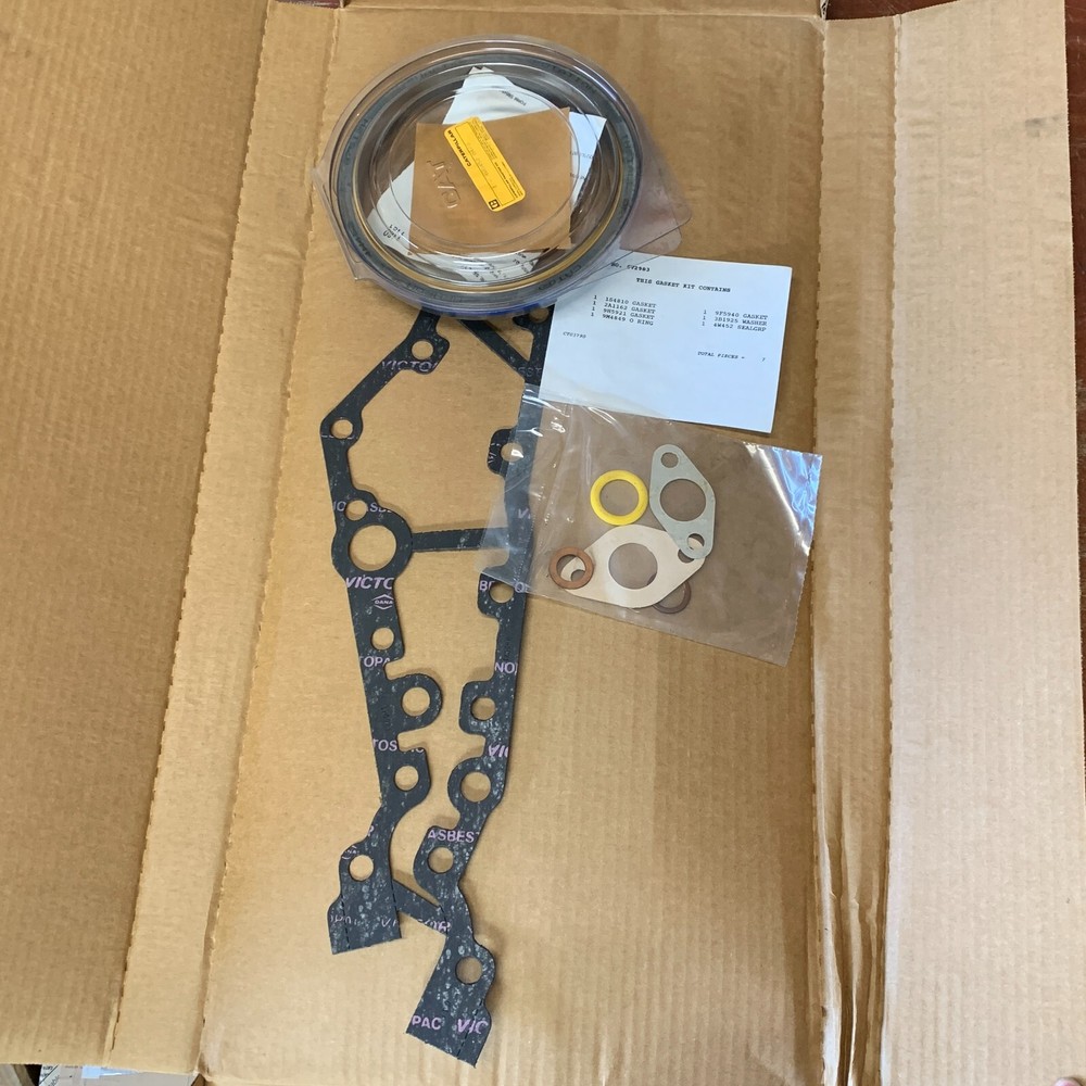 Caterpillar Original OEM CAT 6V2983 Rear Structure Gasket with 4W0452 4W452