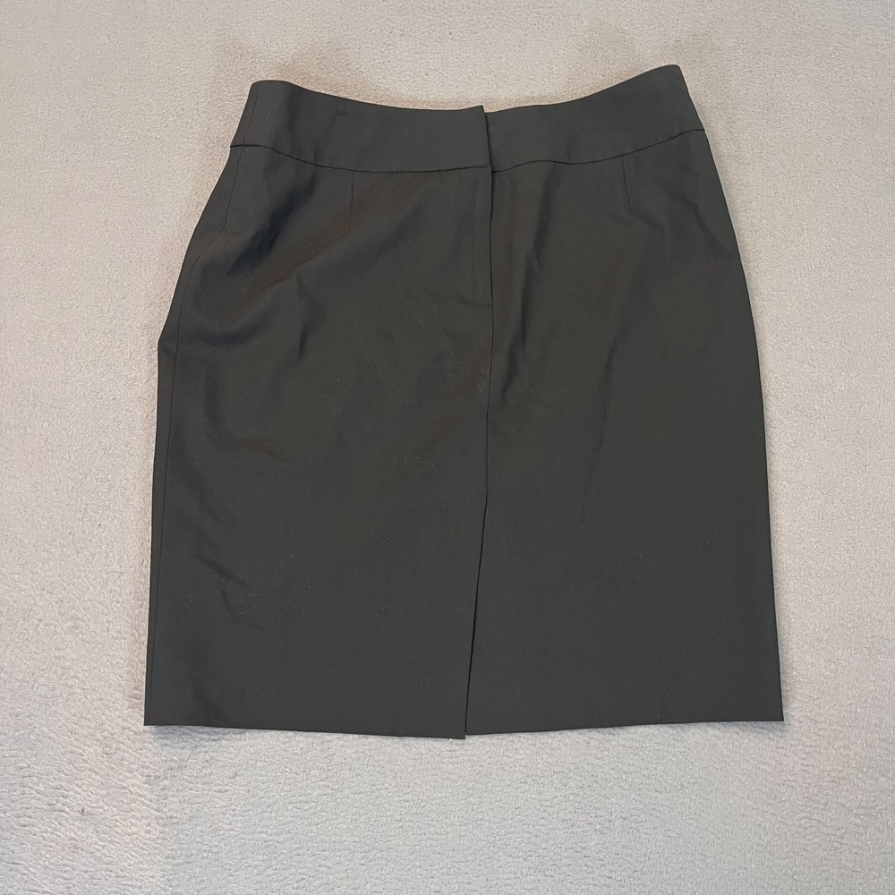 Hugo Boss Skirt Womens 12 Wool Pencil Straight Career Classic Minimalist Black
