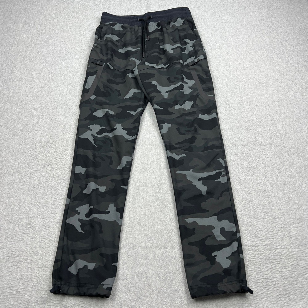 Under Armour Sportstyle Elite Cargo Pants Men's Medium Black Camo Jogger 1364880