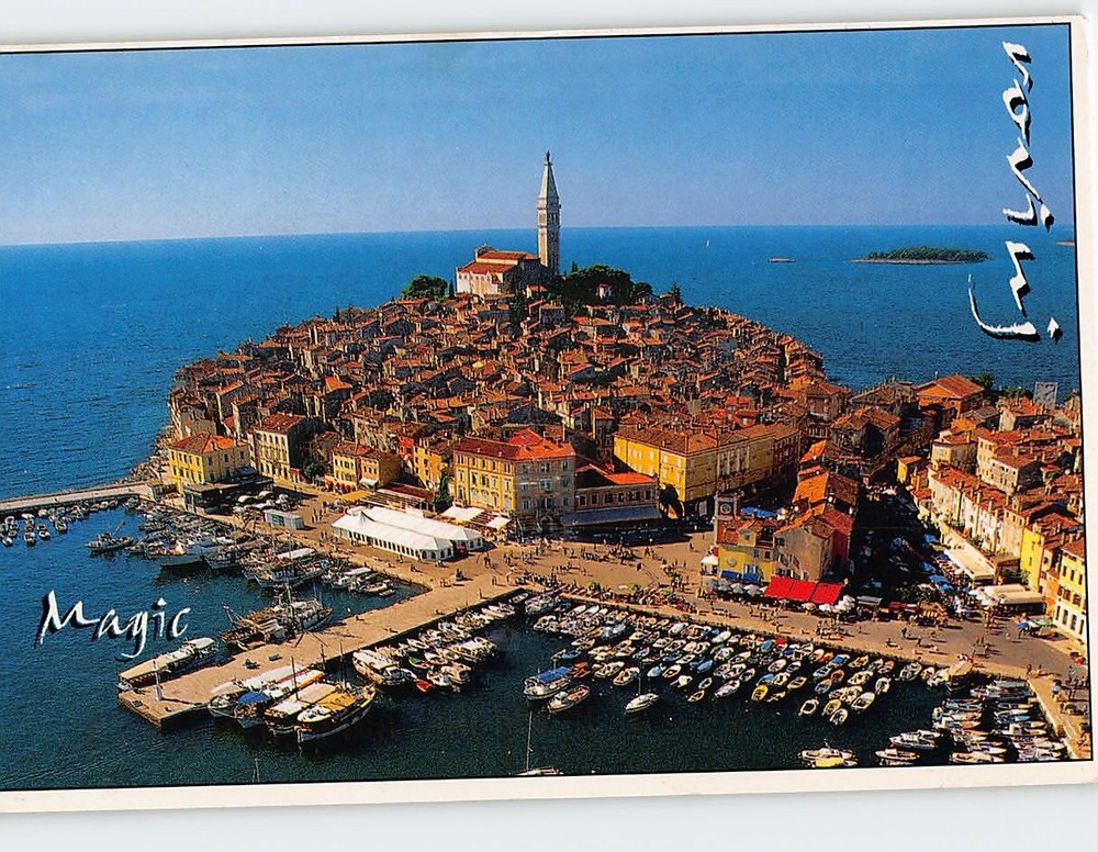 Postcard Panorama Rovinj Croatia