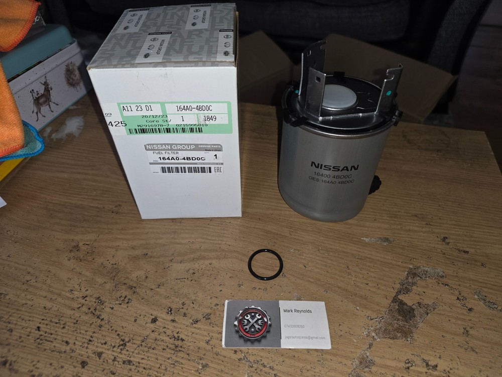 Nissan Qashqai X-Trail 13 - 22 1.5 1.6dCi Fuel Filter. Genuine 164A04BD0C