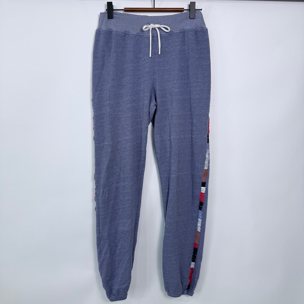Sundry Joggers Sweatpants Size 2 (Medium) Light Blue Embroidered Side Stripe