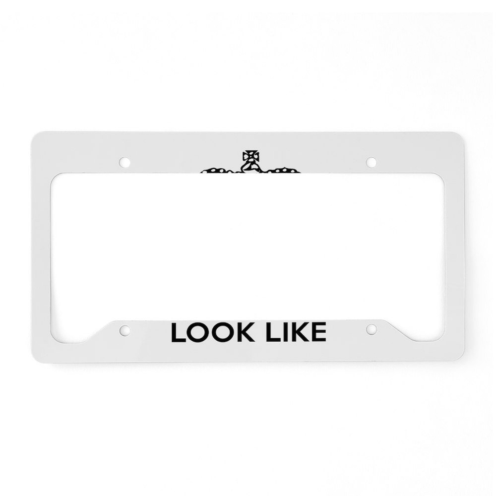 CafePress Custom Aluminum Front Vanity License Plate 1903889062