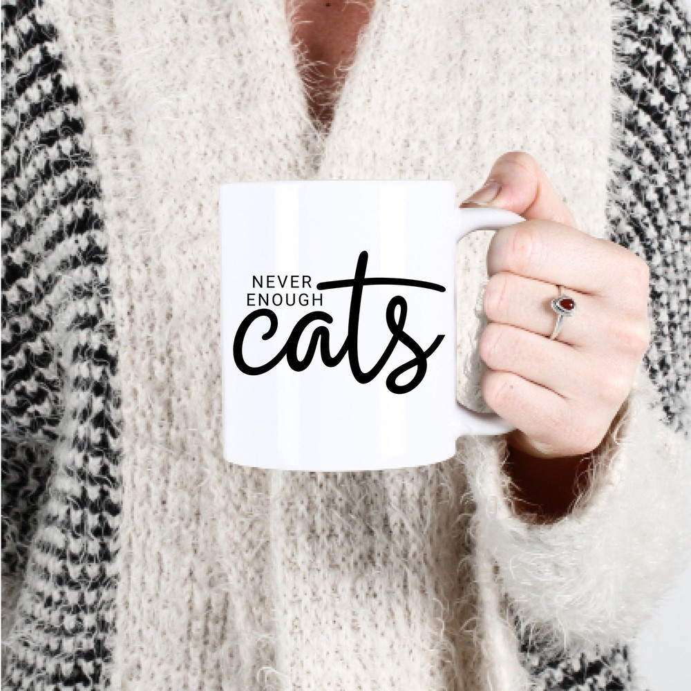Cat Lovers Gifts For Cat Lovers Cat Mom Mug Never Enough Cats