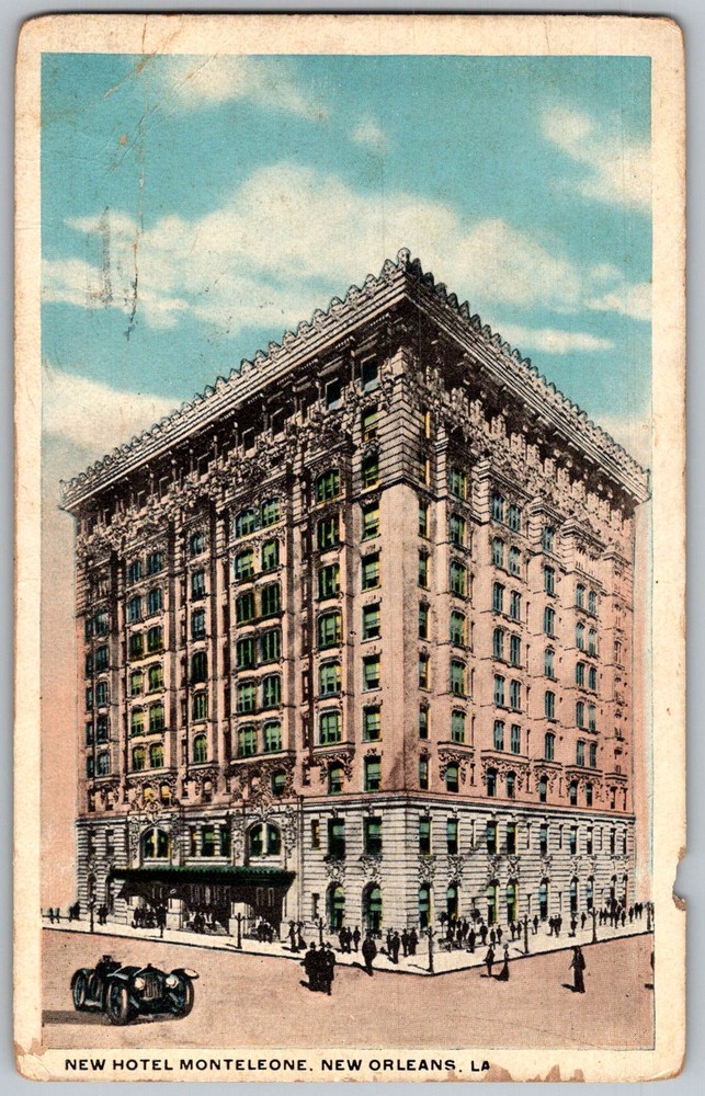 Antique Postcard New Hotel Monteleone New Orleans, LA 1910s