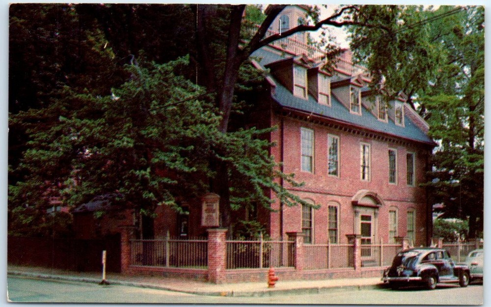 Postcard - Warner House, Portsmouth, New Hampshire, USA