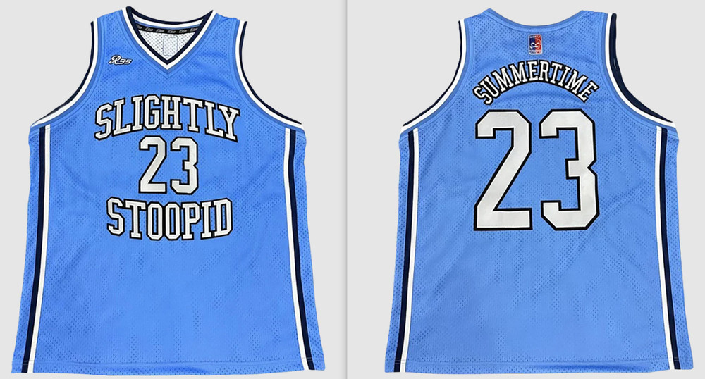 Slightly Stoopid Summertime 23 Rock Reprint Basketball Jersey BT1174