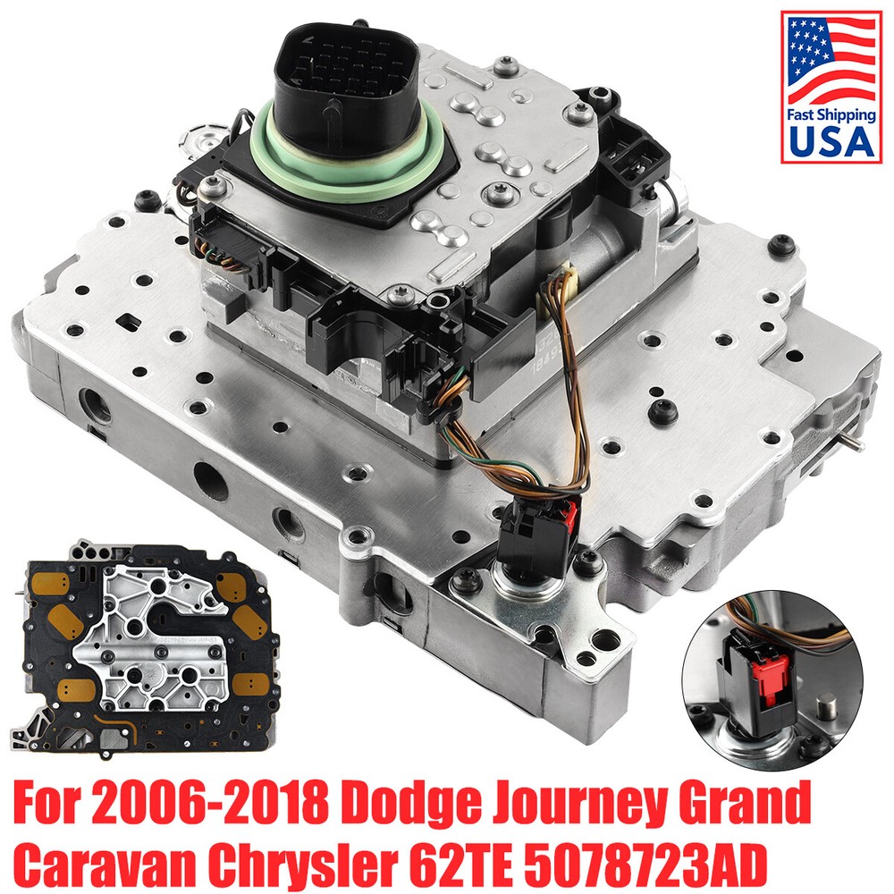 6 Speed 62TE Transmission Valve Body w/Solenoid For Dodge Chrysler RAM 5078723AD