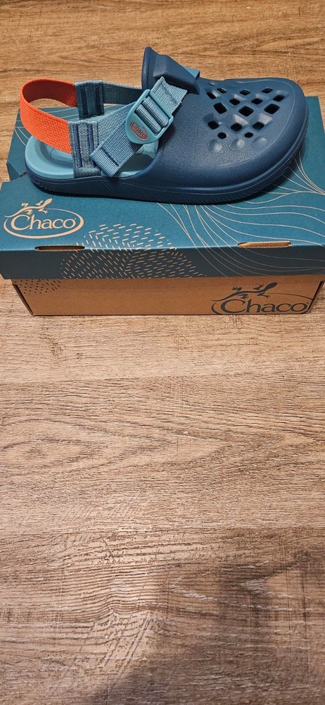 Chaco Chillos Womens Size 8 Clogs Slides Ocean Blue New in Box