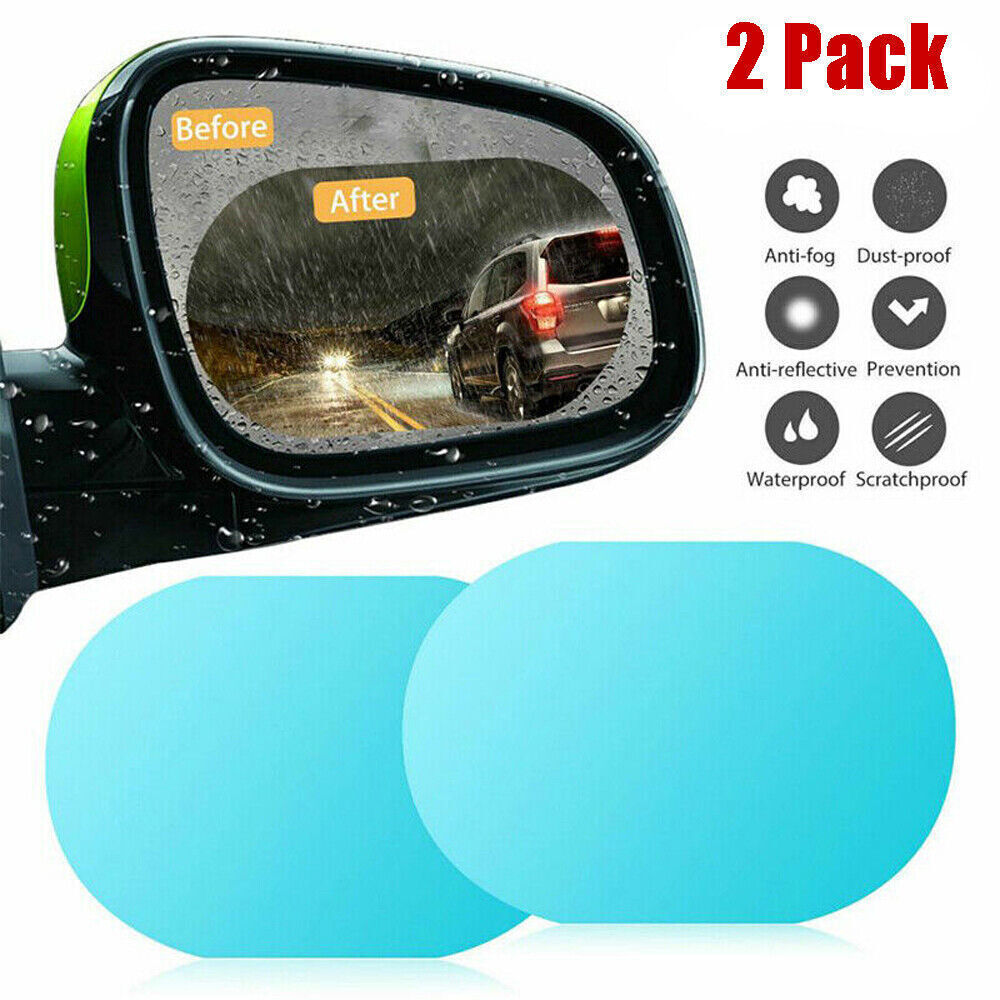 Car Accessories Rearview Mirror Film Sticker Anti-fog Rainproof Protector Decals