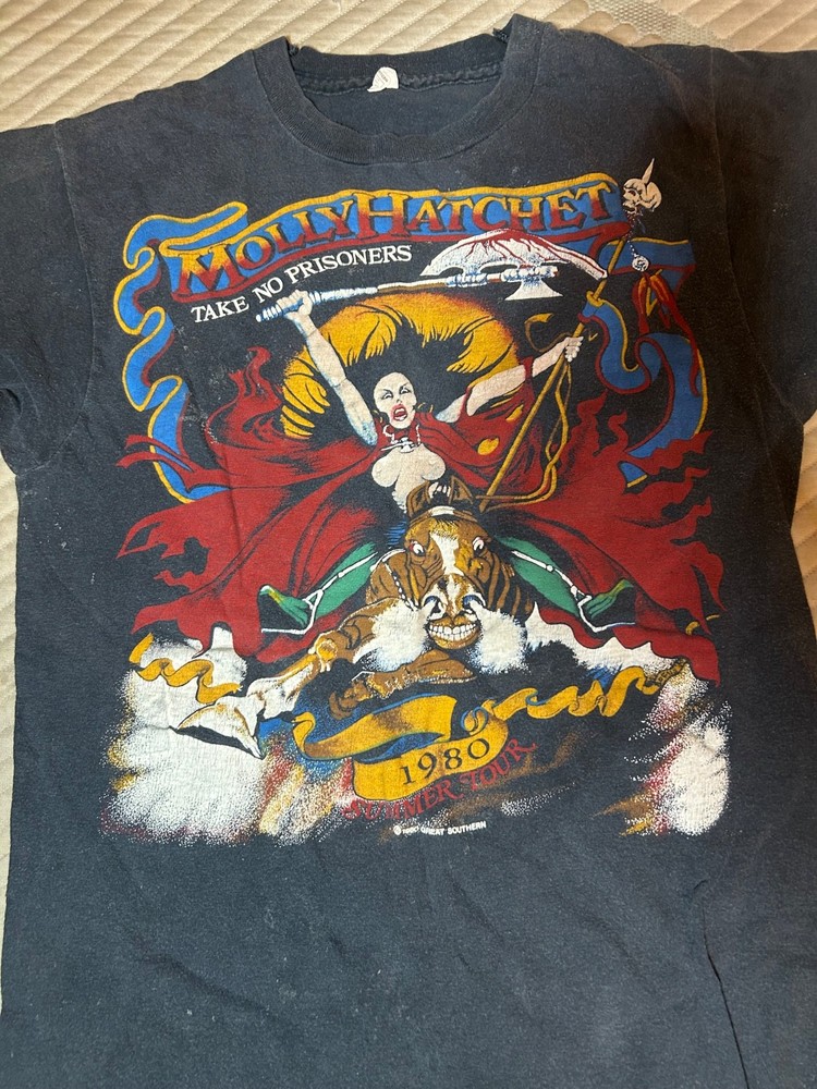 Vintage molly hatchet t shirt 1980