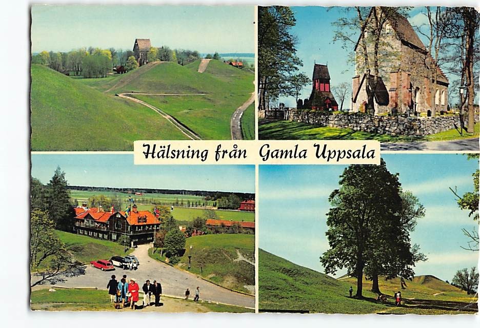 Postcard Scenes & Views Gamla Uppsala Sweden