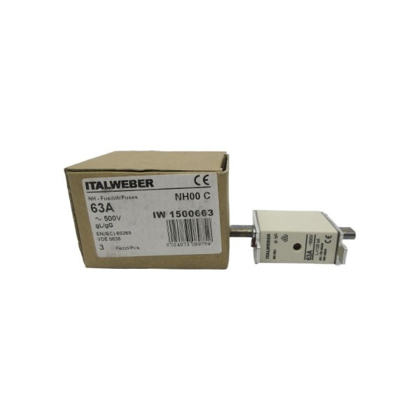 Ital Weber Nh00C 500V 63A (Pkg Of 3) Nsmp