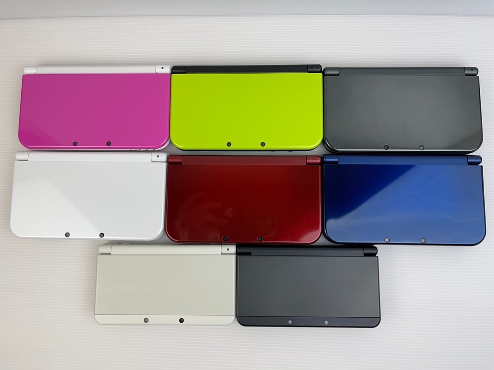 Nintendo New 3DS / 3DS XL LL Region Free Console Bundle Red Pink Black BlueLanguage English USAcharger & SDcard & Stylus.