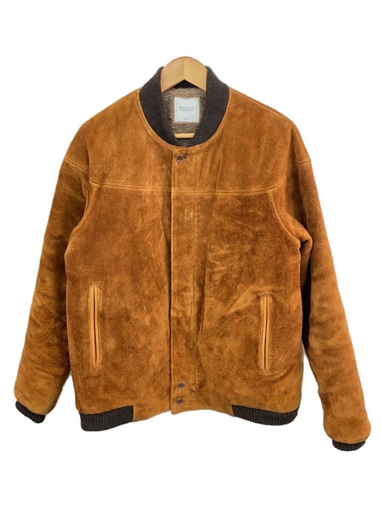 Radiall Cowhide Leather Blouson Jacket Brown Size M Model RAD-18AW-JK008