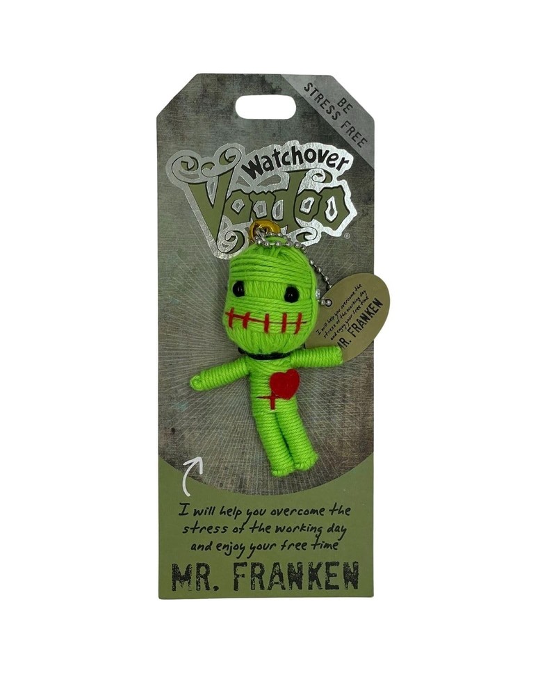 3Inch Mr Franken Keychain Handcrafted Good Luck Charm Gift