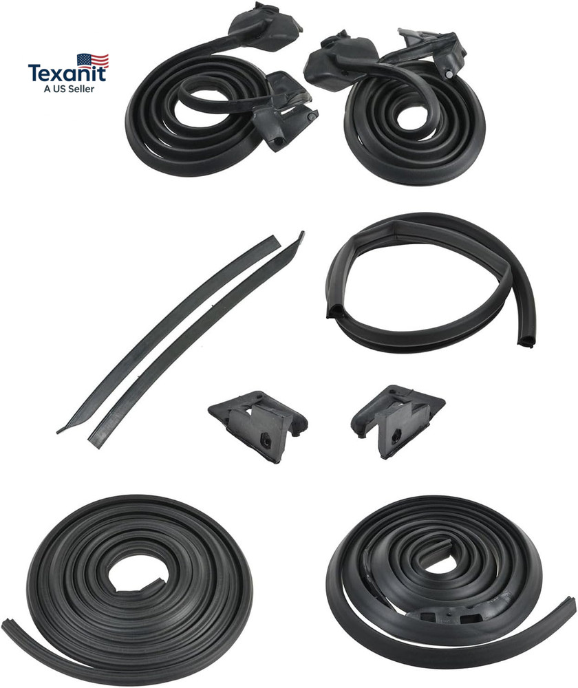 Weatherstrip Seal Kit Compatible with 1969-1971 Buick Skylark 1969-1972 Chevrole
