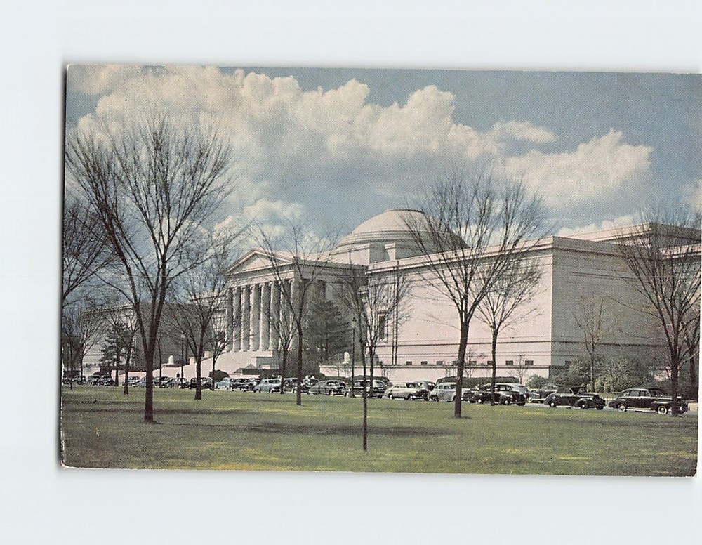 Postcard View of Building from the Mall National Gallery of Art Washington DC