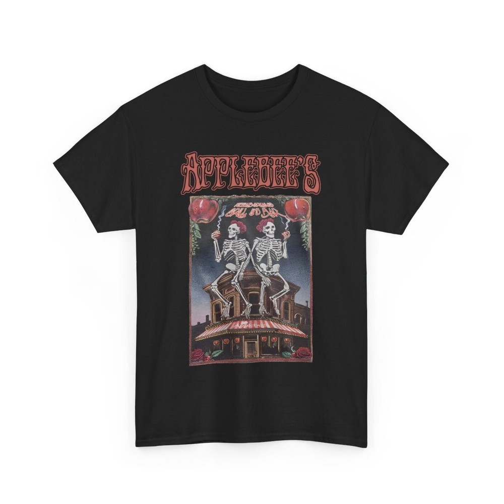 Grateful Dead Vintage Applebee T-Shirt Classic Rock Tee