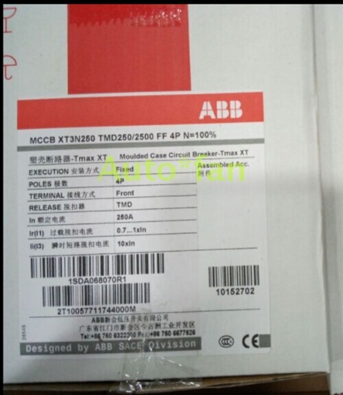 1pc for new plastic case circuit breaker XT3N250 TMD250-2500 4P #F22