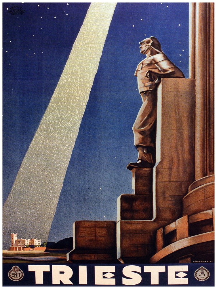 7723.Decoration Poster.Home Room wall interior design.Prieste.Italy travel art