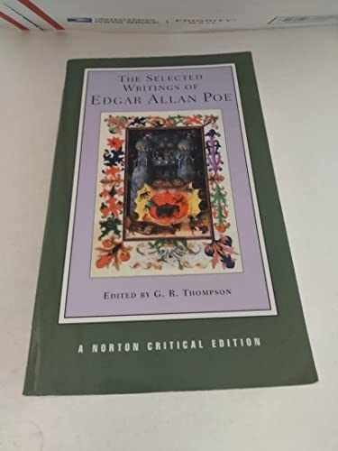 The Selected Writings of Edgar - Paperback, by Poe Edgar Allan; - Very Good
