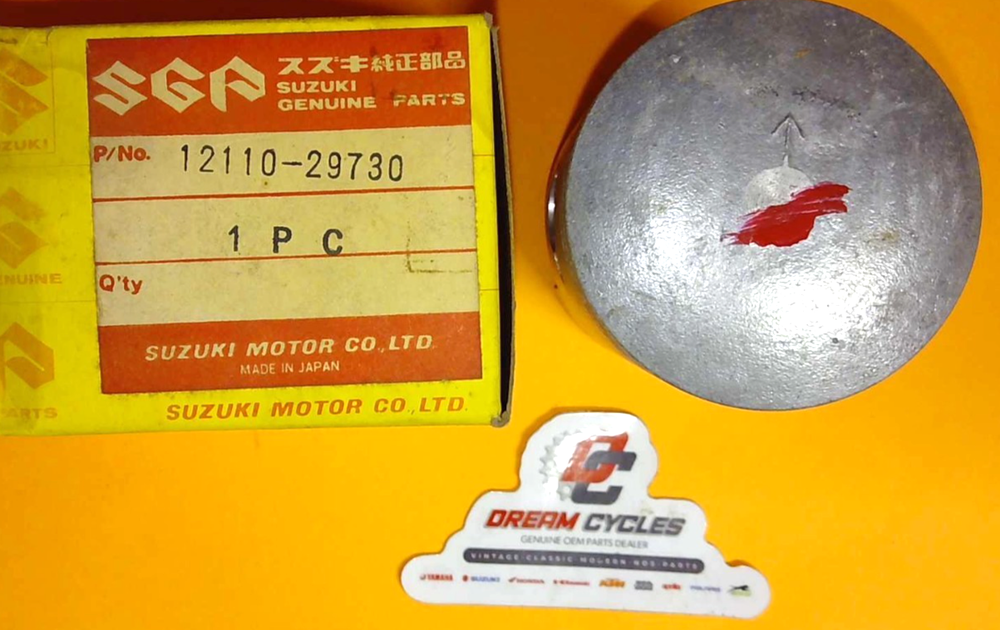 NOS GENUINE Suzuki TS185 TS 185 Genuine Standard Bore Piston 12110-29730 OEM NEW